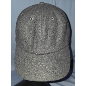 Newhattan Baseball Cap Wool Blend Gray Solid Men's One Size